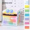 Dopamine Sticky Notes, Transparent Pearlescent Pull-Out Memo Notes, Mini Notepad, Colored Sticky Notes for Notes and Remarks