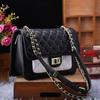 Leather Women's Bag, Fashionable Diamond-shaped Rivet Chain Bag, Versatile Single-shoulder Crossbody Small Bag