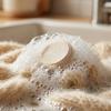 Pullover-Tabletten – – Schrumpft, stellt Weichheit wieder her & sicher für Farben, – Schrumpfender Pullover Brausetabletten, Lösung gegen Stoffschrumpfung, Sanftes Einweichen, Form