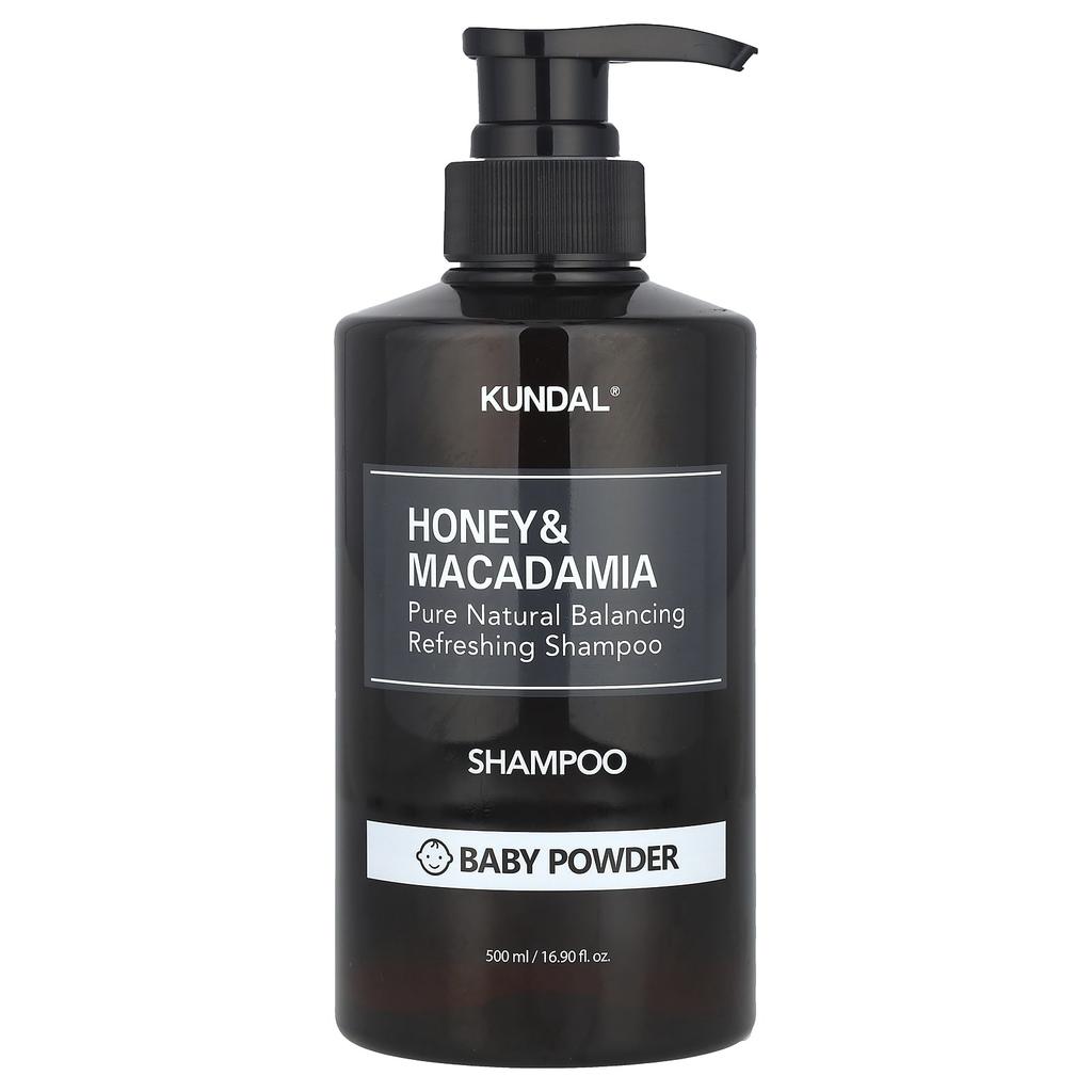 Honey & Macadamia, Shampoo, Baby Powder, 500Ml(16.90Fl Oz)