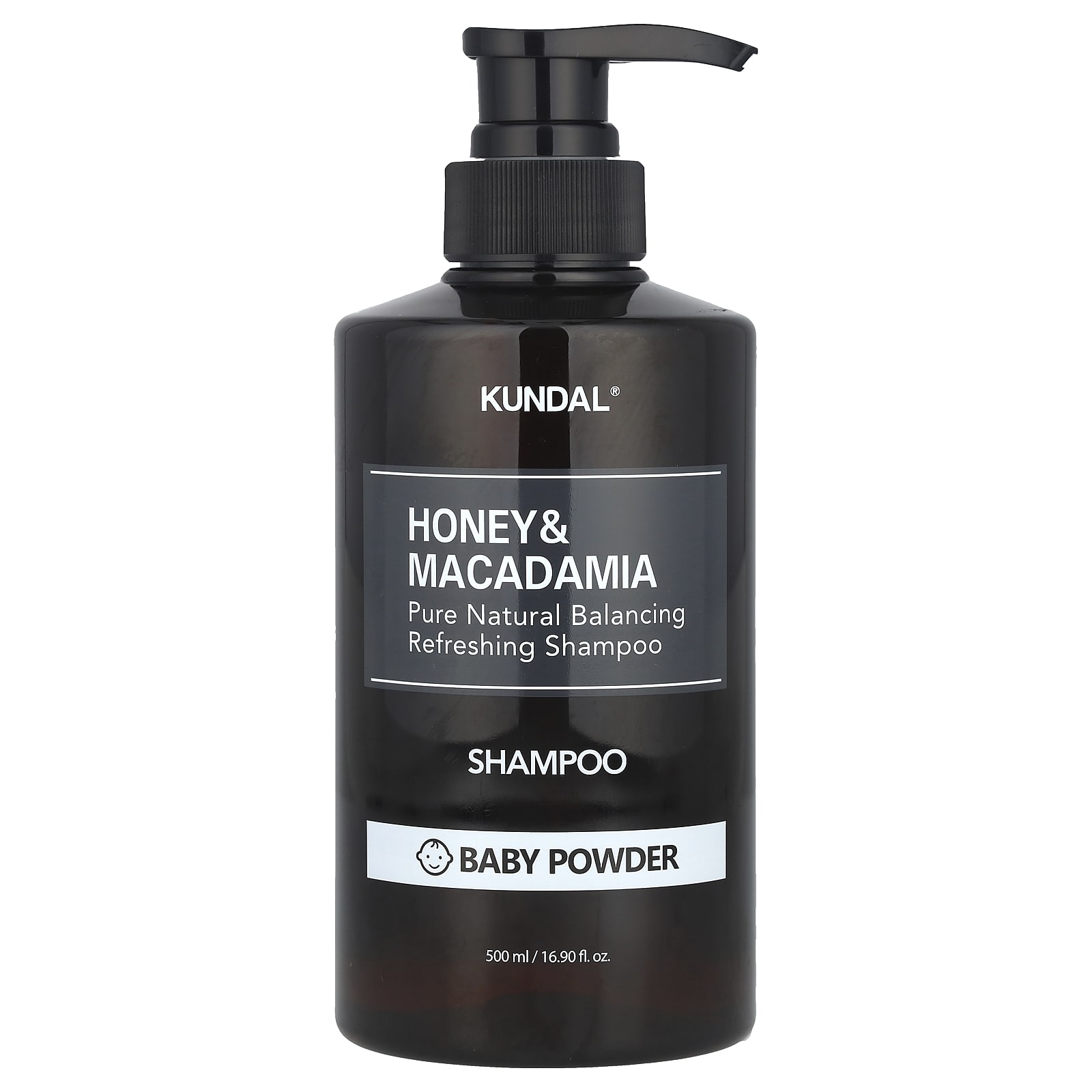 

Honey & Macadamia, Shampoo, Baby Powder, 500Ml(16.90Fl Oz)