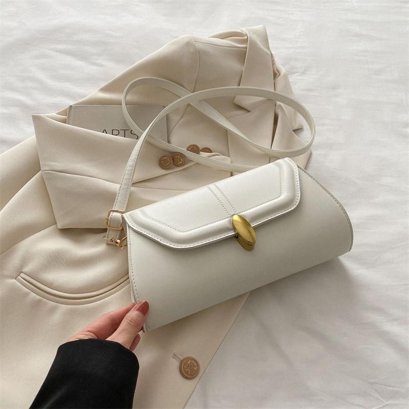 Stylish Street Fashion Small Square Bag With Synthetic Leather Lining