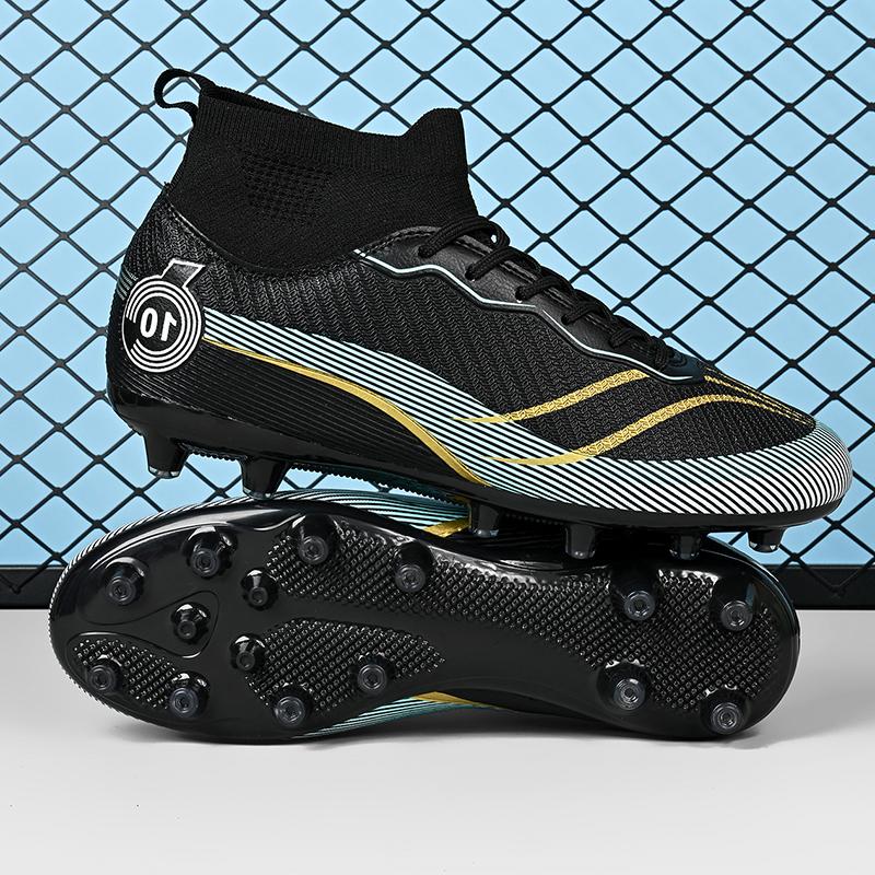 Herren Fußballschuhe Große Größe Ultraleichte Fußballschuhe Jungen Sneakers Rutschfeste AG/TF Fußballschuhe Stiefeletten Unisex
