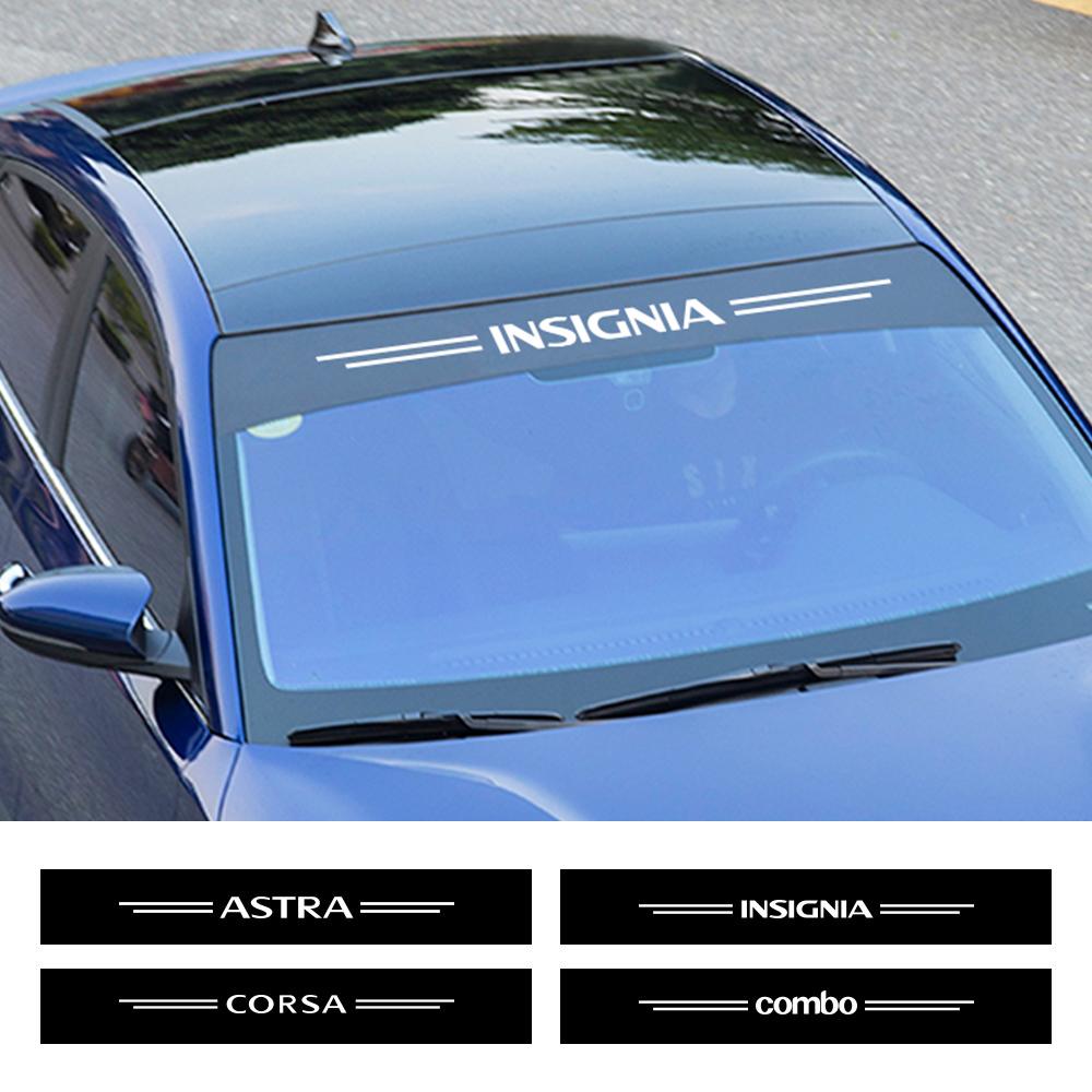 Car Accessories Front Windshield Stickers For Opel Vauxhall Astra Corsa Insignia Opc Vectra Zafira Grandland Crossland X Adam