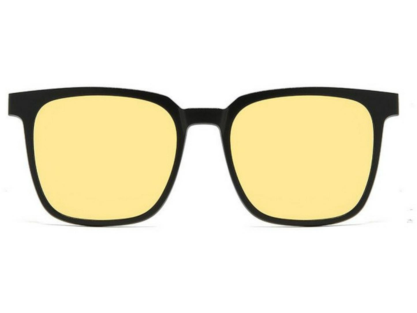 

2190 Polarized Night Vision Clip-on Glasses for Cycling, Sports & Driving - Unisex Square Frame