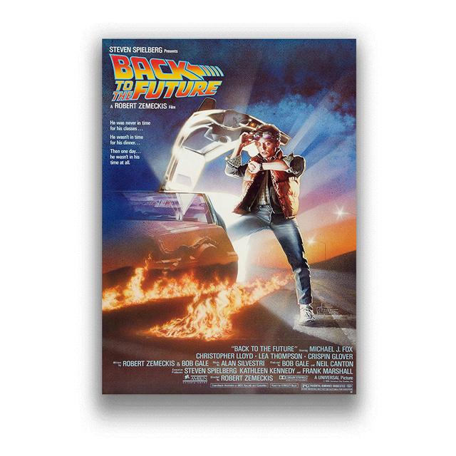 

Классический фильм Назад в будущее Автомобильные постеры Художественная живопись Холст Плакат Печать Картина Современное украшение дома Краски Без рамки 21*30cm No Frame