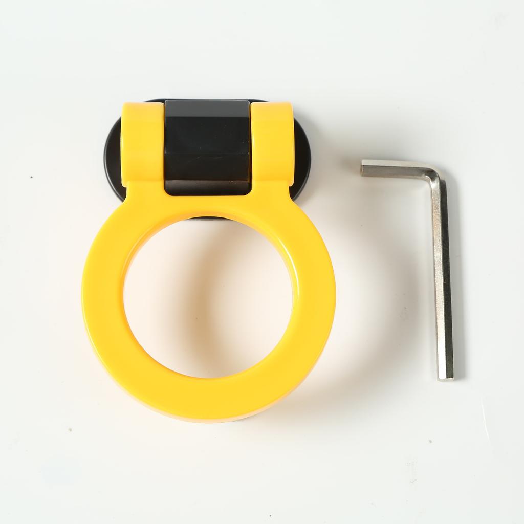 ABS Car Styling Trailer Hooks Sticker Decoration Car Auto Rear Front Trailer Simulation Racing Ring Vehicle Towing Hook