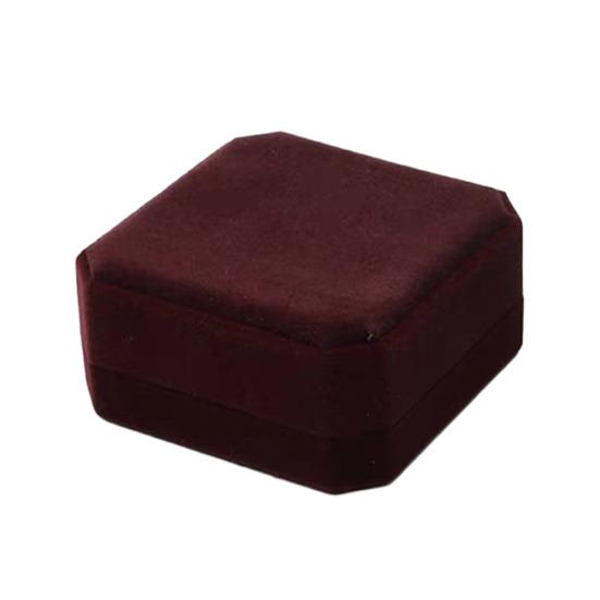 Yousheng 3-in-1 Jewelry Box, Octagonal Design, Soft Flannel Shockproof Organizer, for Necklaces Rings Earrings Wedding