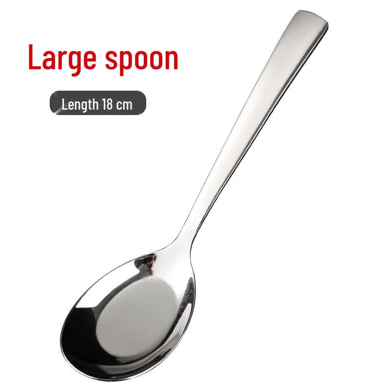 Ally Food-Grade 304 Stainless Steel Long-Handled Soup Spoons