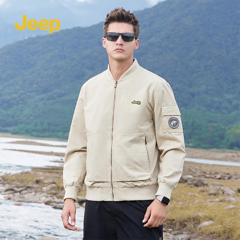 

JEEP Men s Casual Workwear Baseball Jacket M