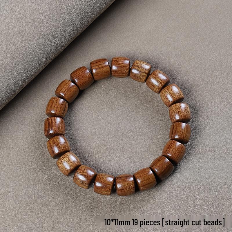 

Браслет из бусин из розового дерева - Древний стиль, Унисекс буддийские украшения Вэньвань