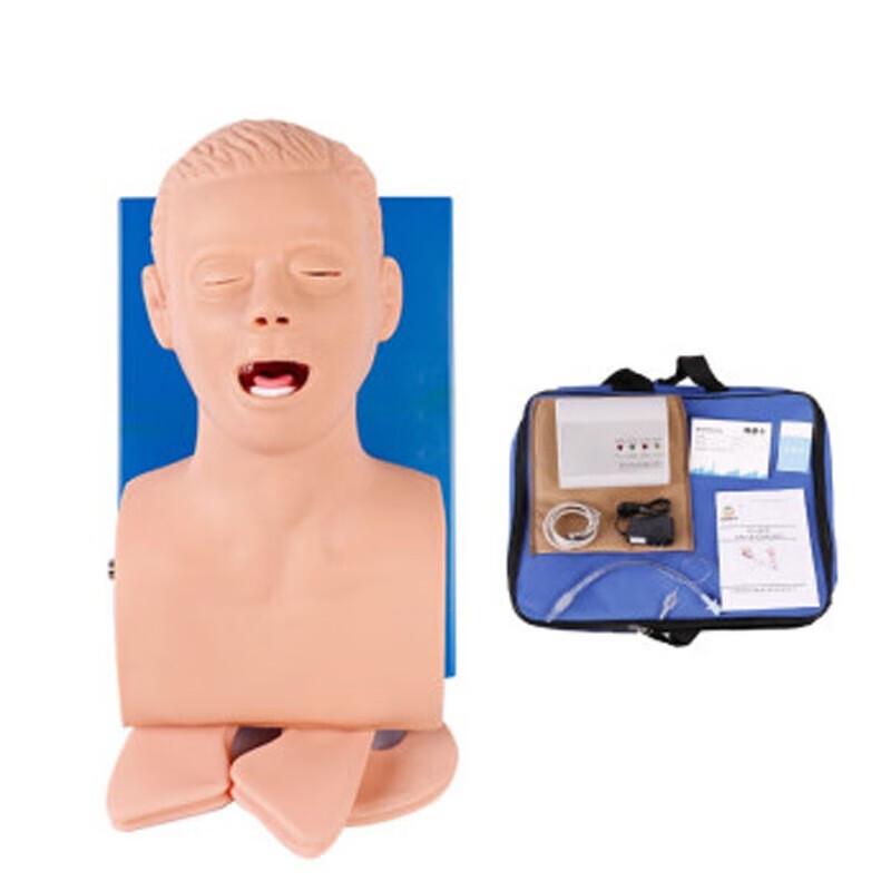 Advanced Adult Electronic Endotracheal Intubation Training Model With Teeth Pressure Alarm Function