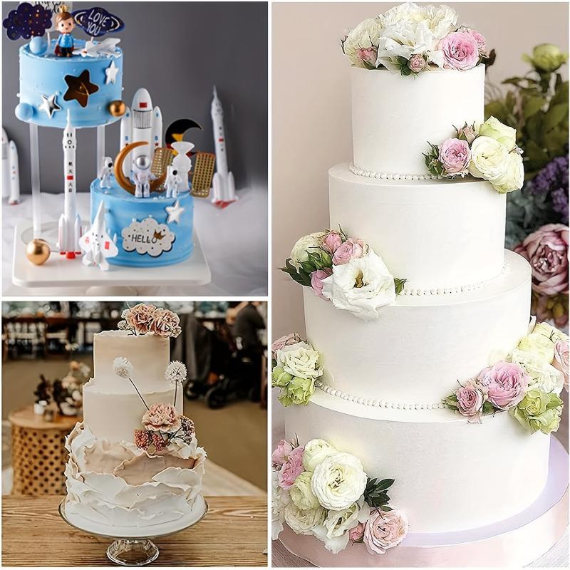 5 Sizes Round Cake Pans Stand 5 Layers Support Spacer Stand Dessert Frame For Weddings Birthdays Parties Festivals Decorative