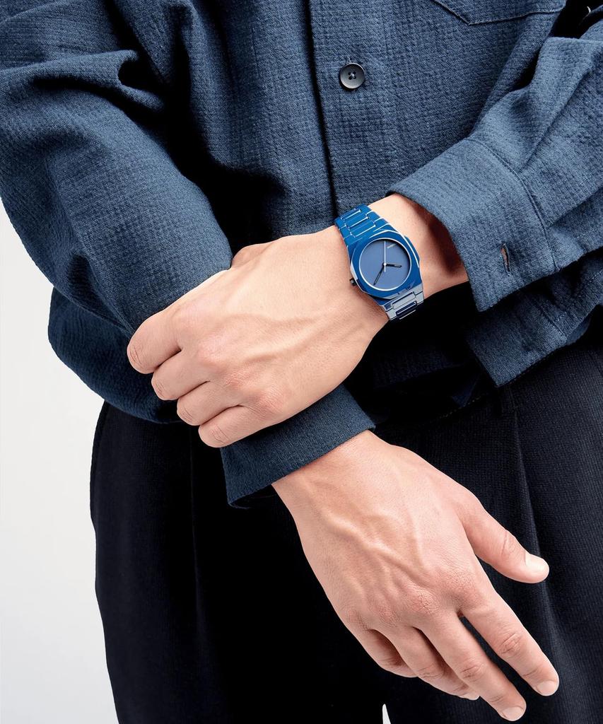 Authorized Distributor D1 Milano and Watch CEBU03 Ceramic Pure Blue 37mm [D1 MILANO] Men's Women's