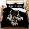 Wind Chime Dream Catcher 3D Digital Printing Simple Three-Piece Quilt Cover Sheet