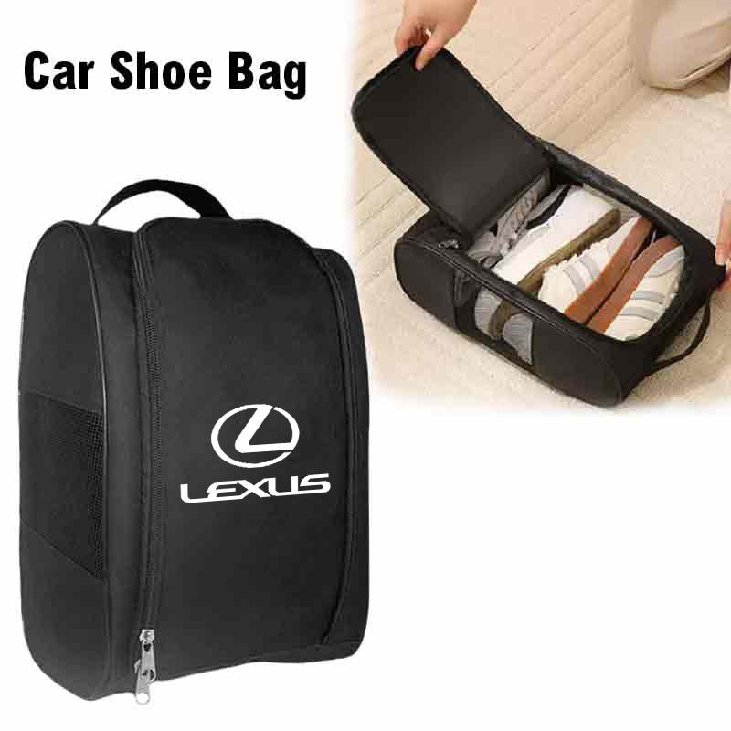Car Sneaker Bag Shoe Storage Case Travel Organizer Accessories For Lexus IS250 IS200 CT200h GS300 LS430 RX450h LX570 IS300 ES RX