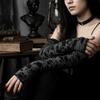 Distressed Style Punk Gloves Dark Style Hollow Out Arm Sleeves Fingerless Arm Warmers  Daily Wear