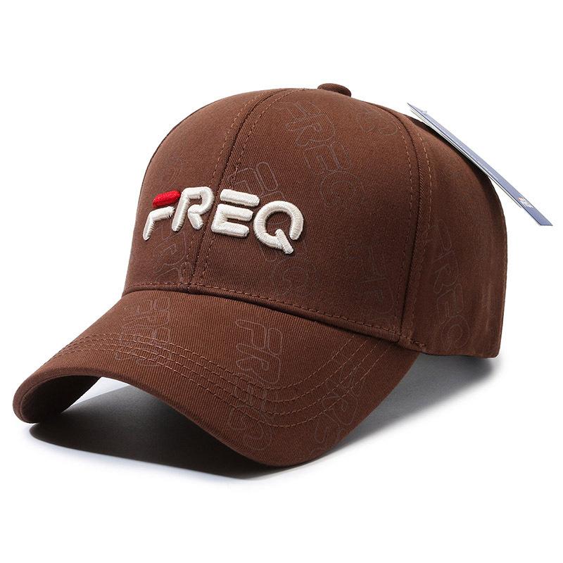 

Hat Outdoor men s and women s baseball cap Embroidered letter cap Fashion trend Casual sunshade Anti-sun summer Adjustable темно-коричневого
