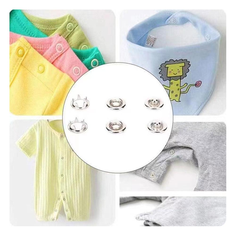Metal Snaps Buttons With Fastener Pliers Press Tool Kit Universal Five-Claw Buckle Installation Tool Clothing Sewing Accessories