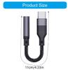 USB Type C to Auxs Sound Adapter Female 3.5mm Headphone Jacks Cable for Phone 16 15
