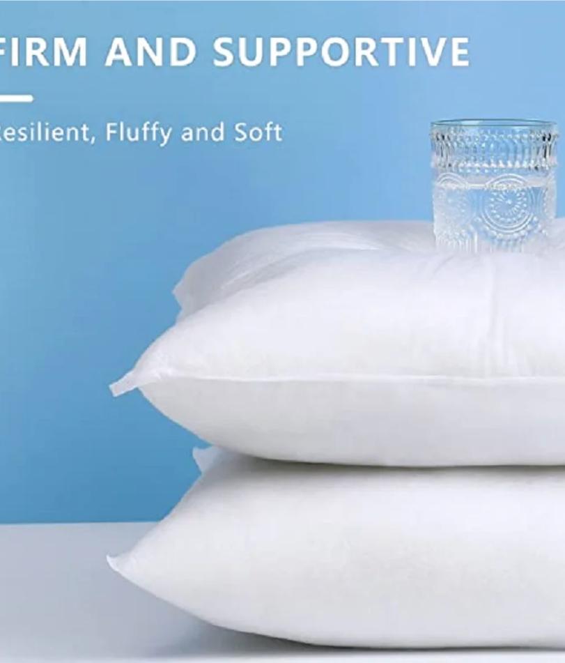 Gift White Throw Pillow Insert Standard White Bounce Back Pillow Cushion Core Sofa Car Christmas