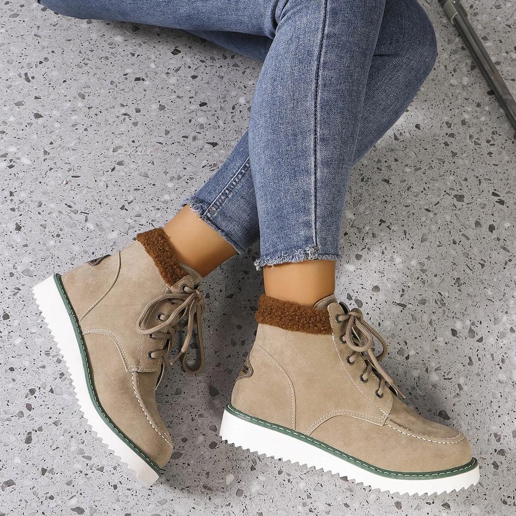 Fashion Women Snow Boots Winter 2024 Fashion Casual Warm Shoes for Women Slip On Lady Comfort Female Ankle Boot Footwear Botas De Mujer