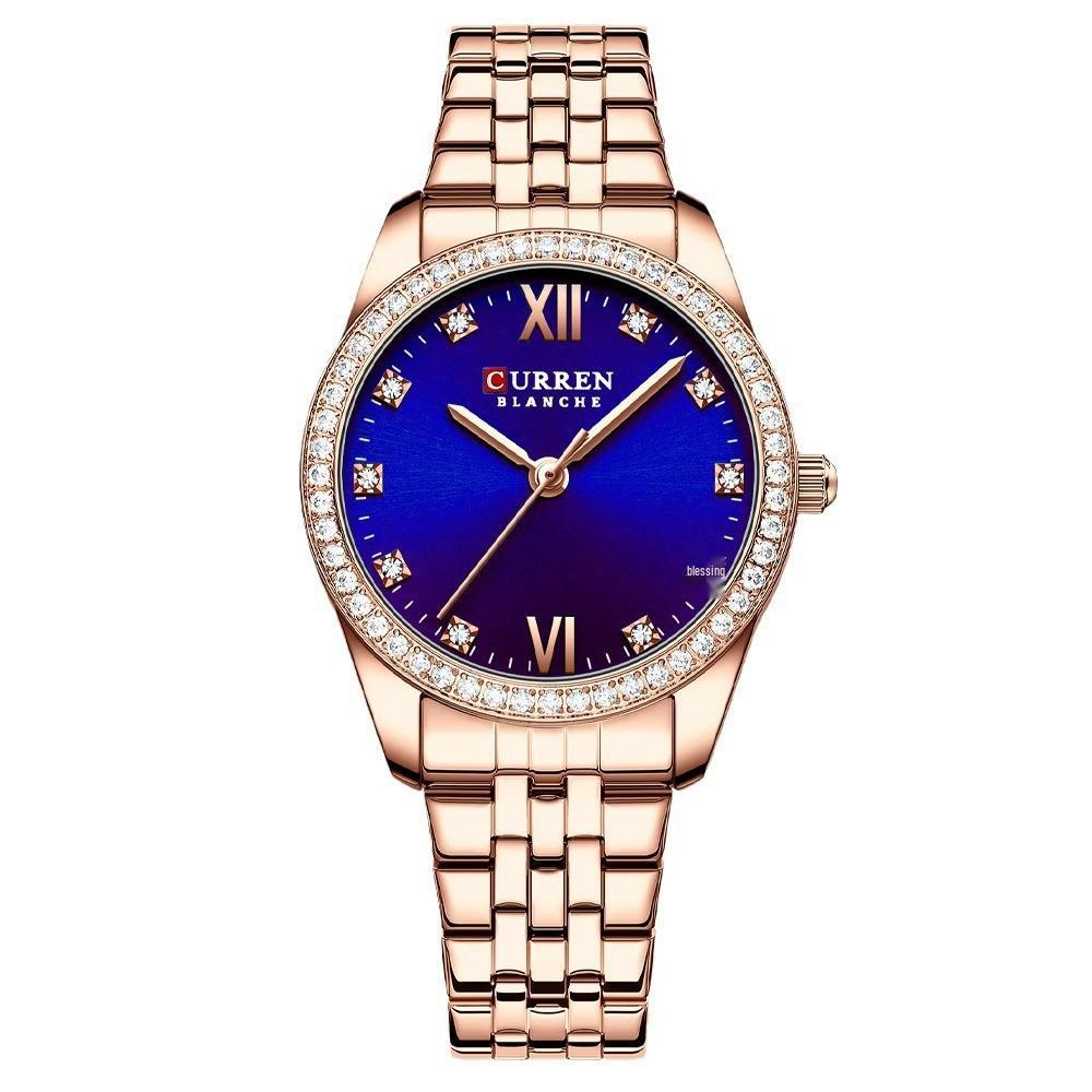 Curren Women s Fashion Quartz Casual Steel Band Watch 9086
