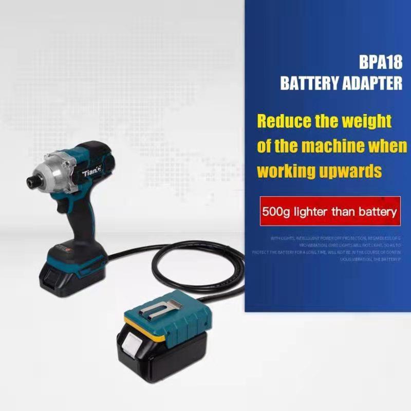 Portable Battery Extension Cord Tool  18v Battery Weight Reducer For  18v  For  18V
