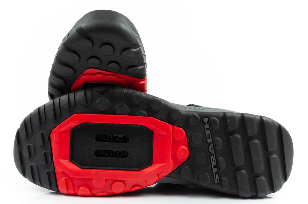 Adidas 5.10 Trailcross Clip-In Mtb-Shoe Core Black/Grey Three/Red [HP9931] Size 40.5