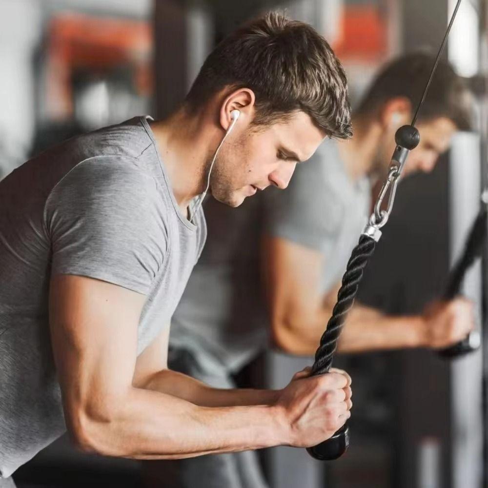 Heavy Duty Fitness Attachment Cable Multi-Use Gym Pulldown Rope Biceps Rope  Gym Workout