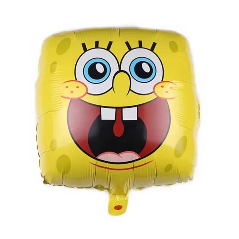 Cartoon Sponge-Bobs Party Favors Bracelet Keychain Stickers Goody Bags Fillers Carnival Prizes Kids Party Gift Birthday Supplies 5
