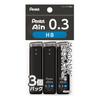 Pentel Sharp Pencil Lead Ain 0.3mm HB 3 Pieces XC283HB-3P