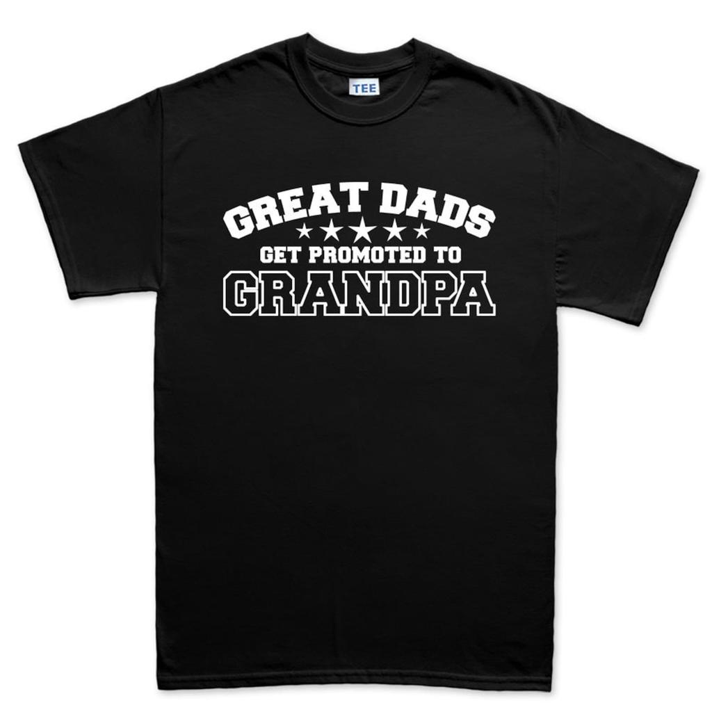 Great Dads Become Grandpa Fathers Day Gift Mens T-Shirt Tee Top T-Shirt - R1674