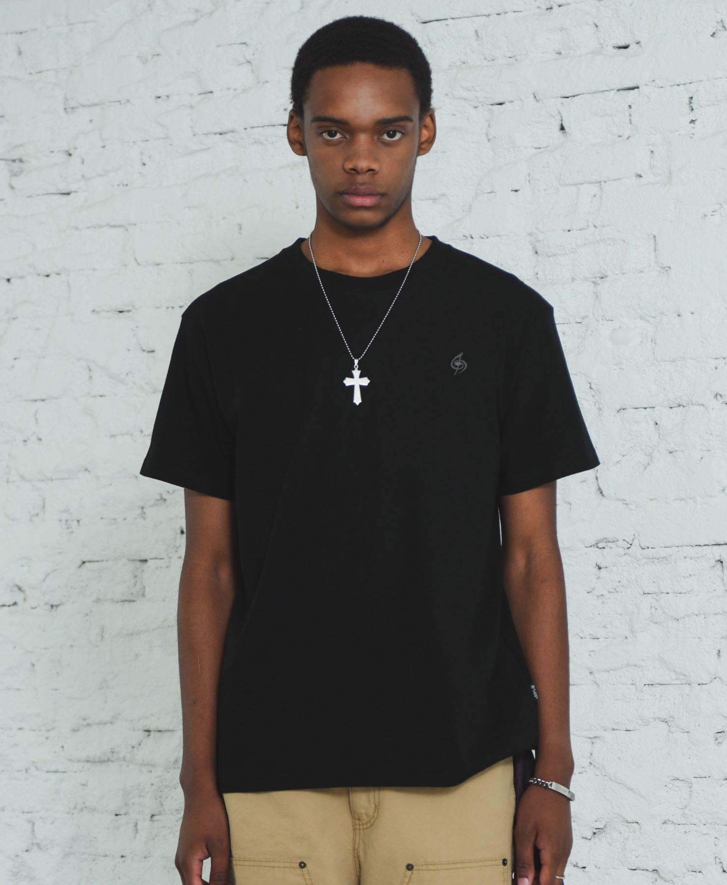 Bajubiju Logo Print T-Shirt [Black] M