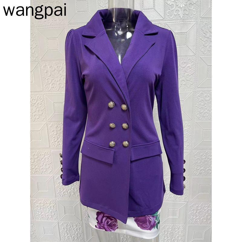 Zweiteiliges Set für Damen, Herbst und Winter, lässig, langärmelig, Anzugjacke, bedruckter Rock