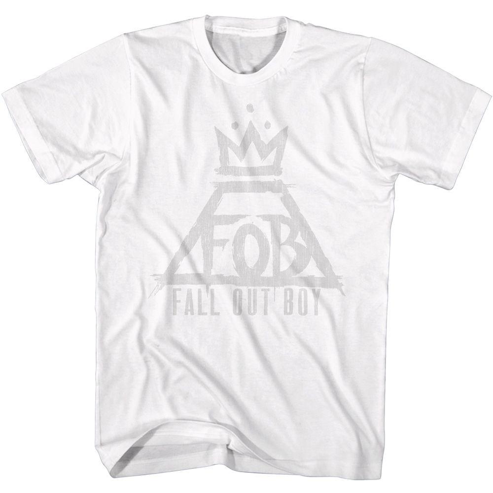 Fall Out Boy Triangle Crown Logo Music T-shirt Tops Tees Men's Women's Unisex