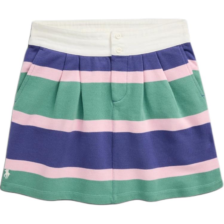 Polo Ralph Lauren Striped Cotton Terry Dress Kids Dresses Multicolor CWPOSKTG6H20134-999