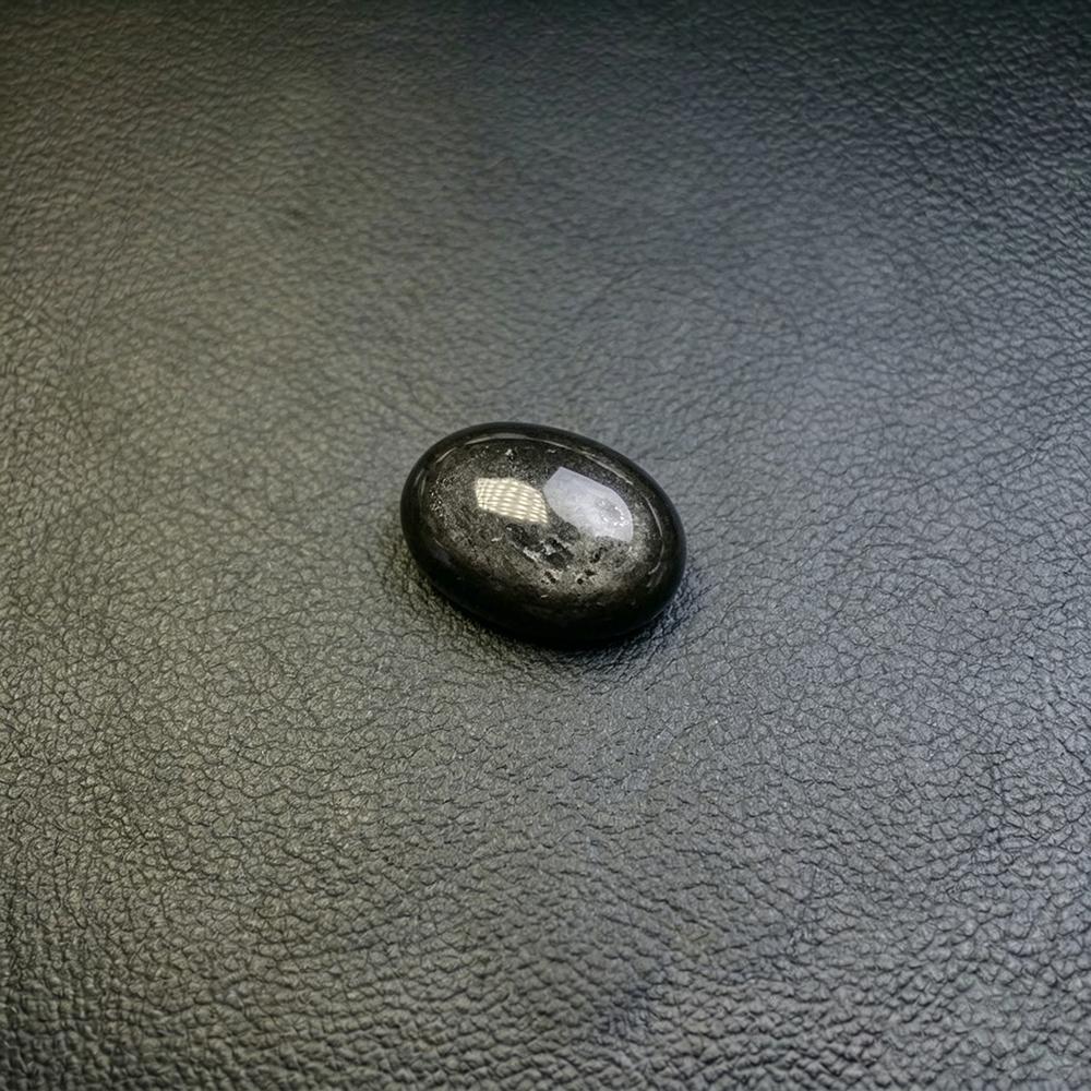 5A Qualität Ei-Oval Polierter Edelstein Natürliches Material Rutilquarz Kristall Loser Edelstein Stein Für Handgemachten Schmuck 1 Stück