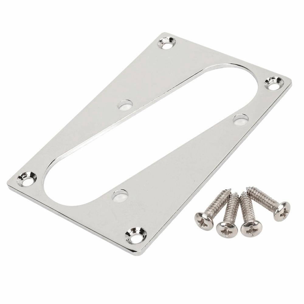 Silver Single Coil Pickup Frame Metal Electric Guitar Pickup Ring  For Telecaster Guitars
