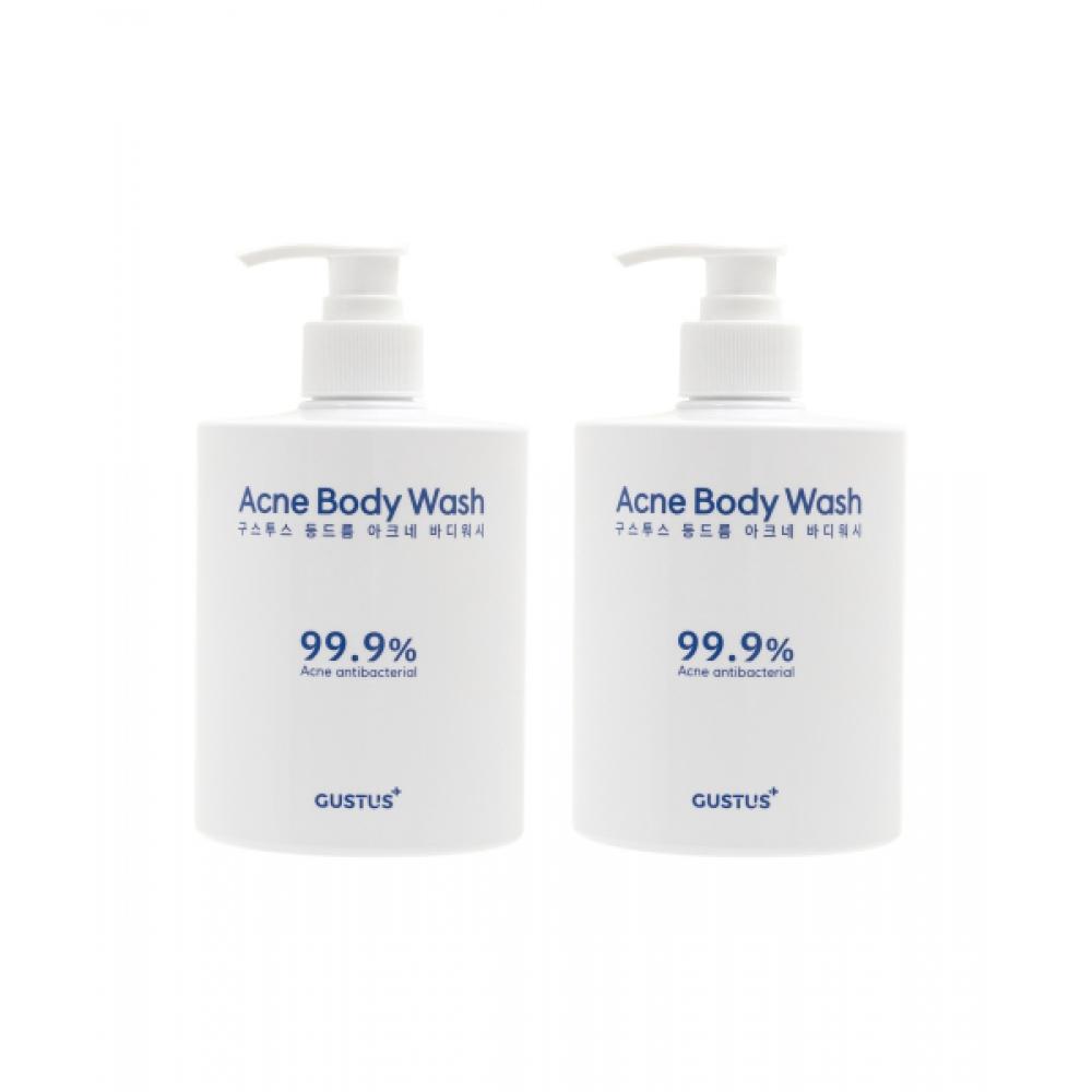 Gustus Acne Body Wash 500ml 2pack NONE