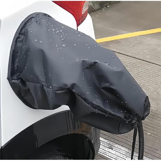 EV Charger Cover for Ford F-150 Lightning 2022 2023 2024 2025, Waterproof Sun Protection Charging Port Cover, Magnetic EV Charging Station Rain