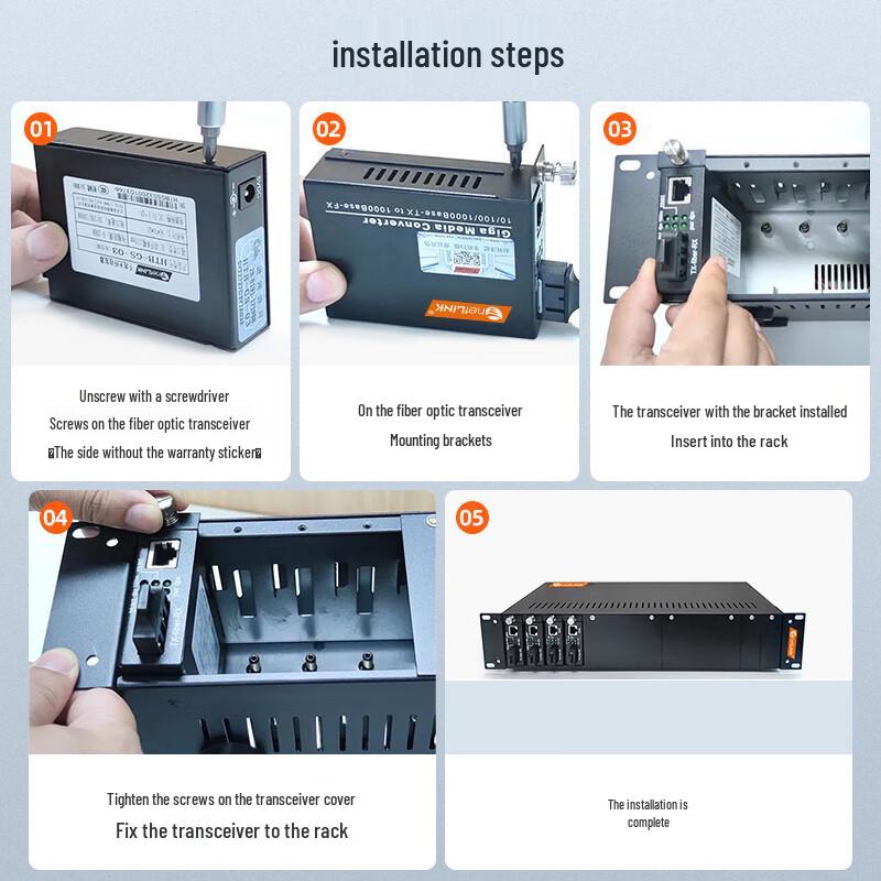 netLINK HTB-14AC/D 19-inch 2U Fiber Optic Transceiver Chassis