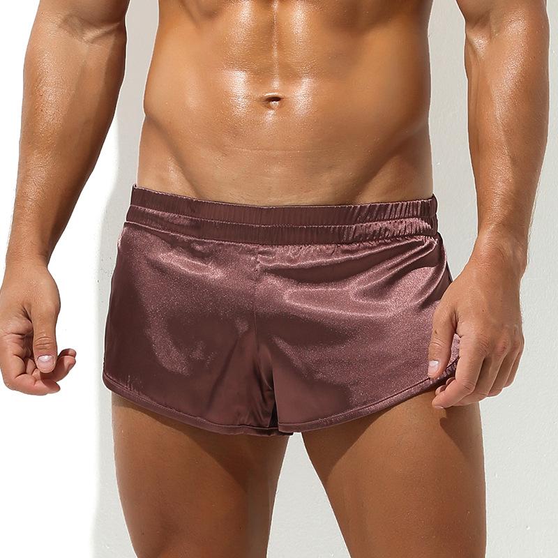 Men's Casual Aloha Pants & Double T-Back Ruffle Underwear - Plus Size, Youth, Sexy, Thin