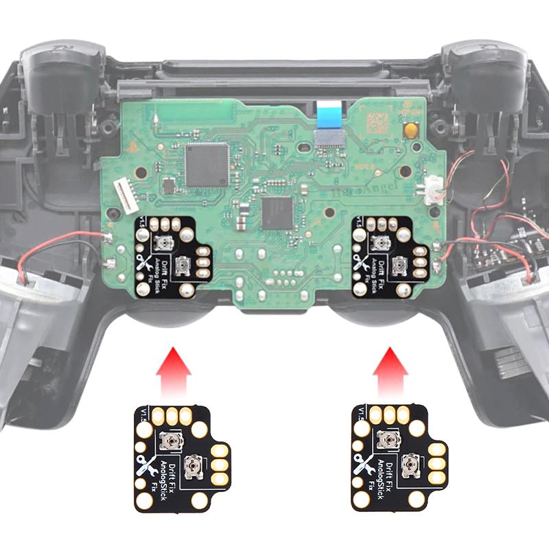 10 Pcs Analog Stick Drift Fix Mod Reset Drift Thumbstick Resistance Calibration Plate For Ps5 Ps4/Xboxone Game Controller