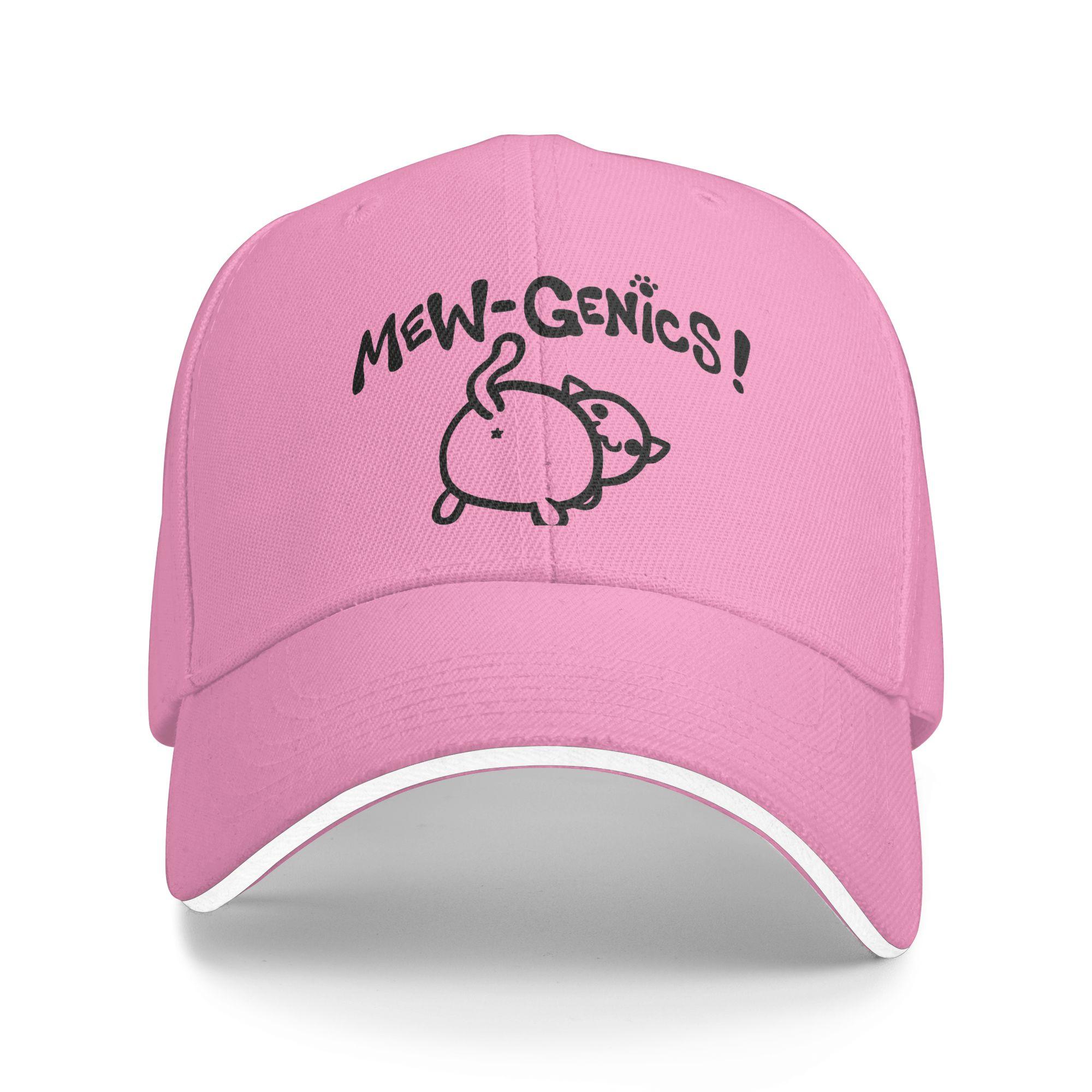 

Mewgenics Cat Butt Baseball Caps Hip Hop Sandwich Caps Unisex Adjustable Headwear Outdoor One Size розовый
