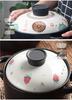 Hand-Painted Clay Pot Lids: Black, White, & Multi-Color Options for Soup-Making