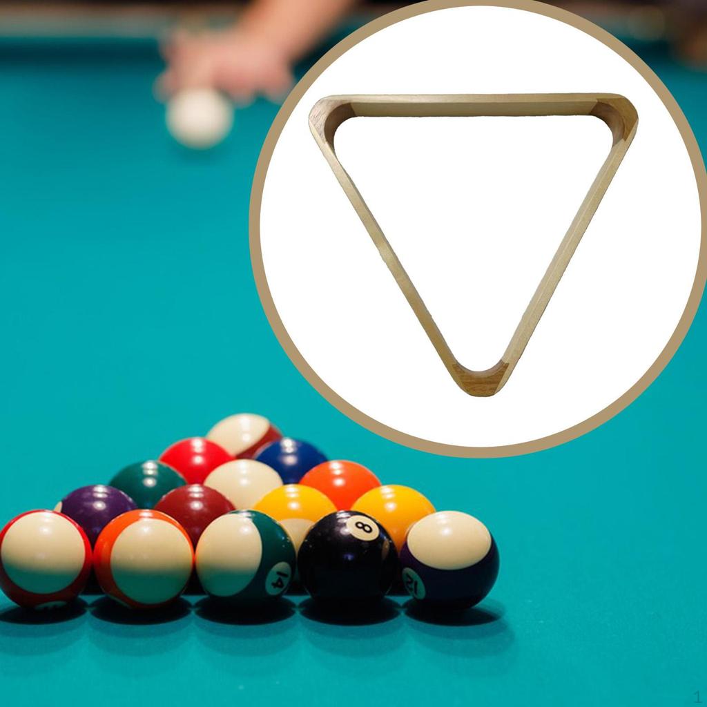 Billiard Pool Ball Rack Table Accessory 15 Triangle Professional Smooth Positioning Frame