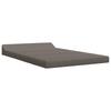 Folding Sofa Bed Light Grey 120 X 60 X 49 Cm Fabric