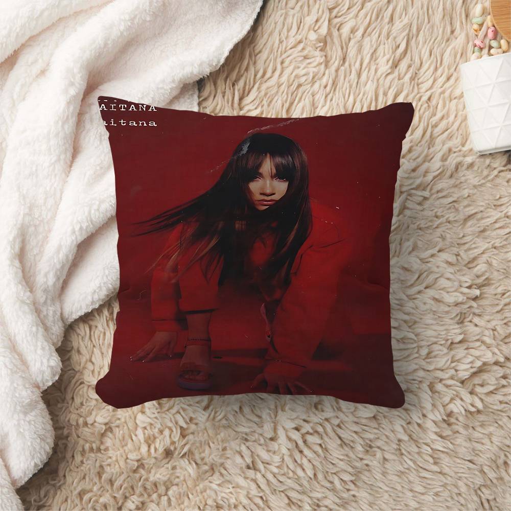 Singer A-Aitana Maple Design Cushion Cover Happy Autumn Harvest Decor Holiday Decorati Pillow Cover