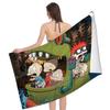 R-Rugrats Microfiber Blanket Quick Drying Beach Towels Oversized Printing Super Absorbent Pool Towel Blanket
